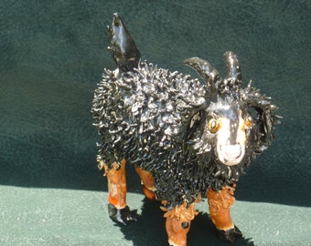 GET Your Goat, Handemade from a lump of clay in USA, fired 2x's