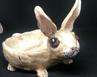 Rabbit soaps holder in coco 