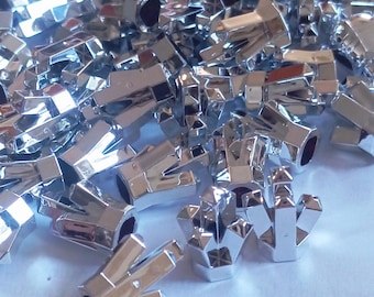 Lego brick ROCK 1 x 1 , NEW, chrome silver