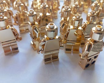 Lego minifigure Chrome Gold - NEW custom - price for 1 piece