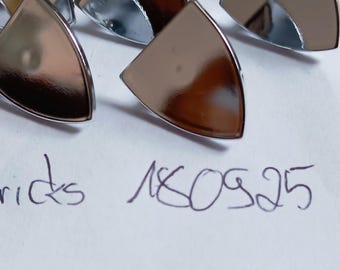 Lego parts, shield, new, custom, Chrome silver