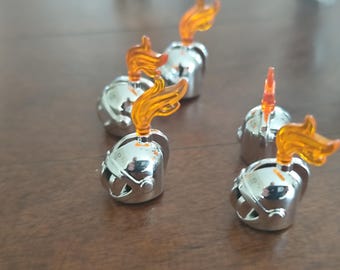 Lego custom minifigure knight's helmet in Chrome Silver - NEW