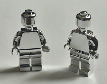 Lego minifigure Chrome Silver - NEW custom - price for 1 piece