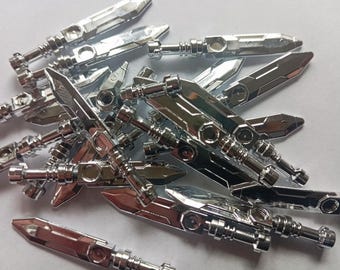 Lego custom sword in Chrome Silver -NEW