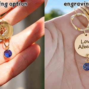 Baby Memorial Wind Chime, Forget Me Not Flower Suncatcher Mobius Ornament, Angel Baby Remembrance Gift image 6