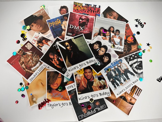 90's/2000's 20pc Hip Hop/r&b Music Cd-album Cover Table Toss