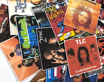 90s Hip Hop and R&B Album Cover Confetti Party Decorations - Etsy