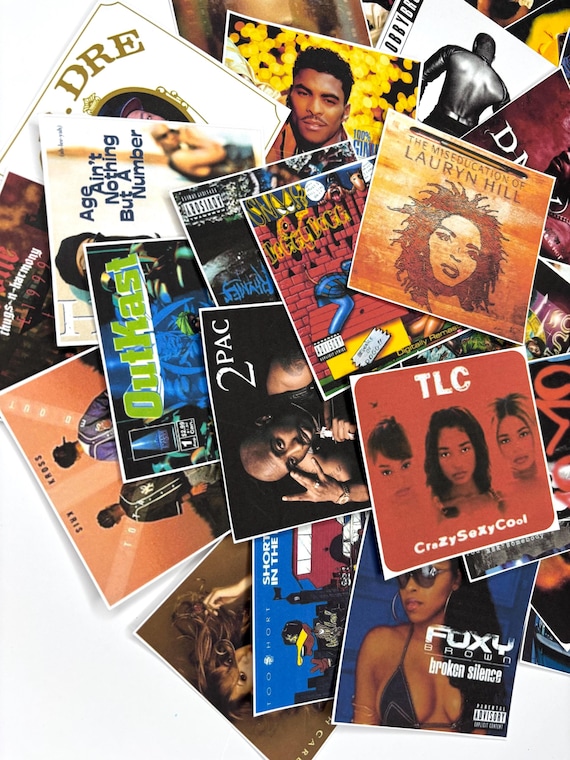 90s Hip Hop and R&B Album Cover Confetti Party Decorations - Etsy