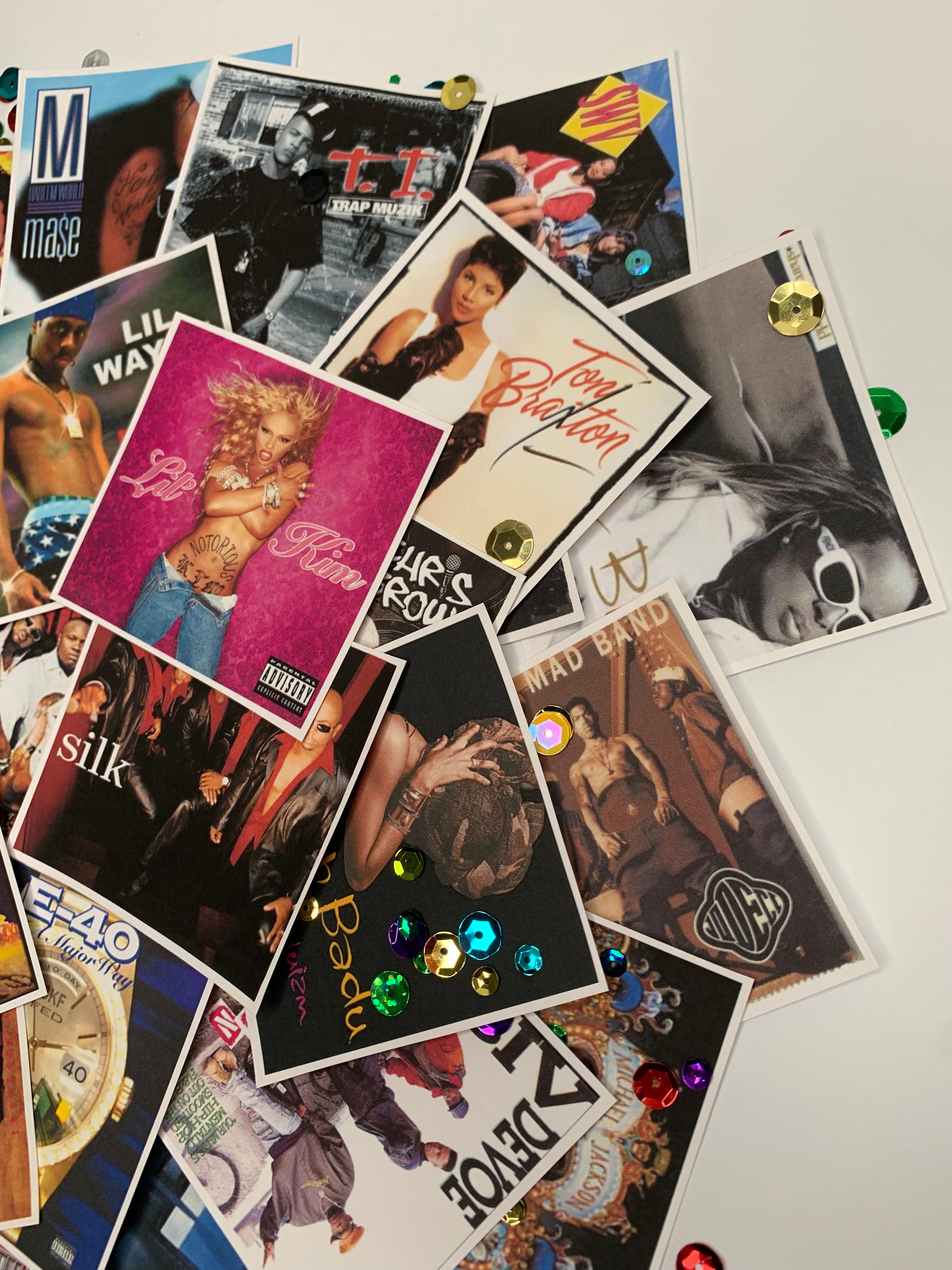 90,s (3X3) 30pcs R&b-hip Hop Music Cd-album Cover Table Toss