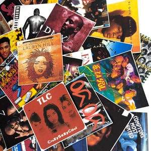 90s Hip Hop and R&B Album Cover Confetti Party Decorations - Etsy