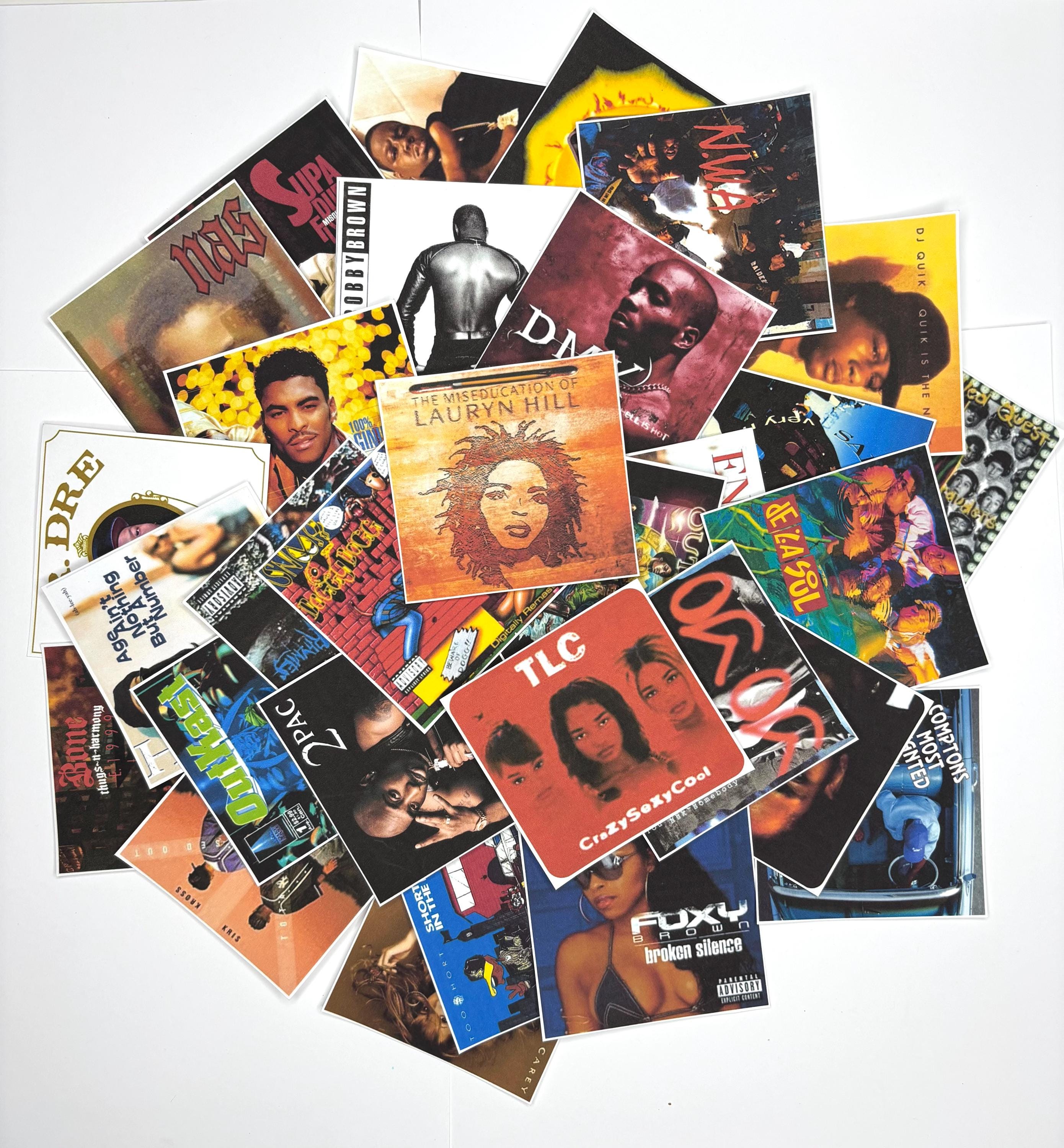 90s Hip Hop and R&B Album Cover Confetti Party Decorations - Etsy