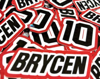 Name and age iconic red/black/white/confetti  table toss.  party favors,  basketball party decor, dunk em, swoosh theme  40pcs