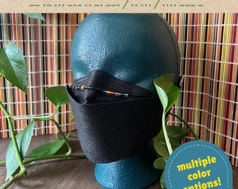 Mask Chain - "Masking Is Hot" in Morse Code / KN95, N95, KF94 Face Mask Jewelry Accessory