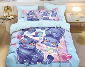 Juego de cama Demon Hunter de Anime KPop para niños y adultos