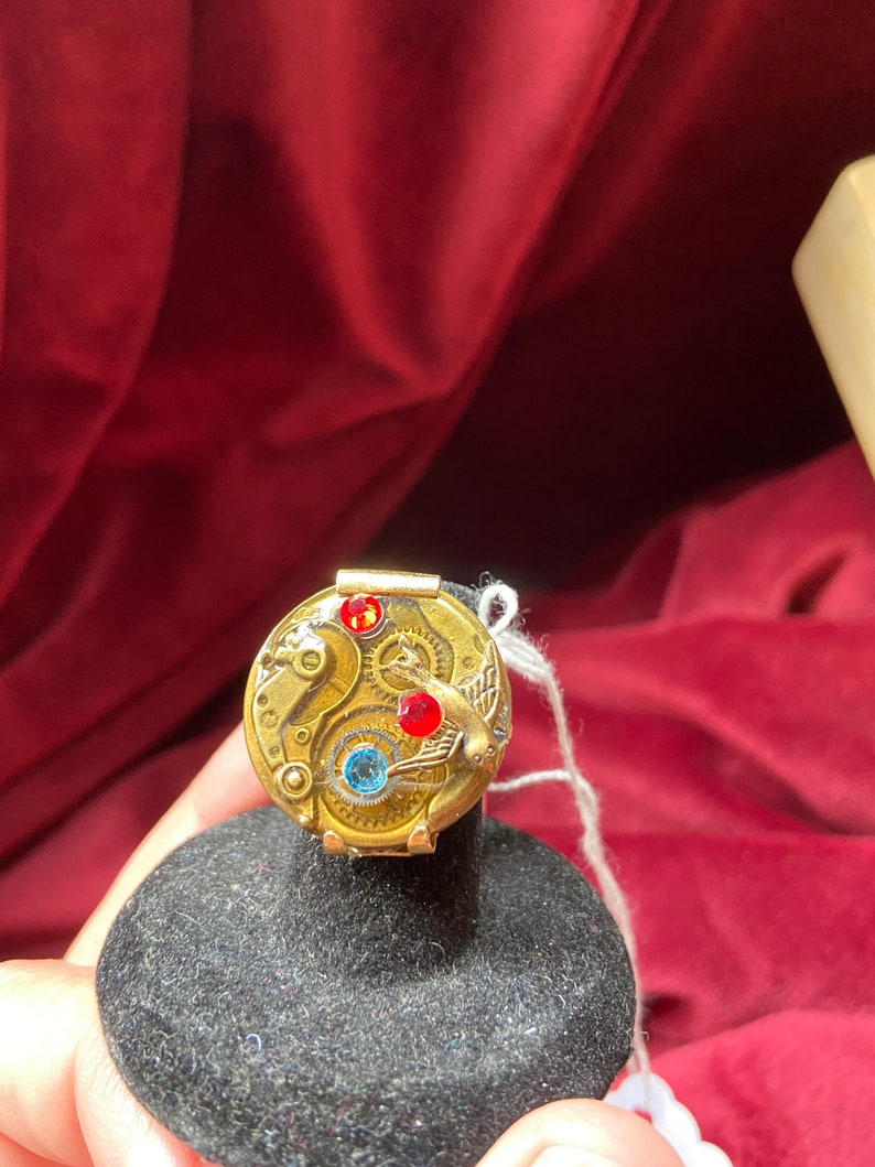 One of a kind Steampunk statement rings