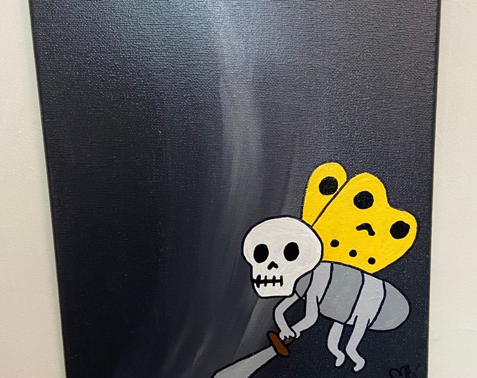 Skeleton Butterfly Adventure Time