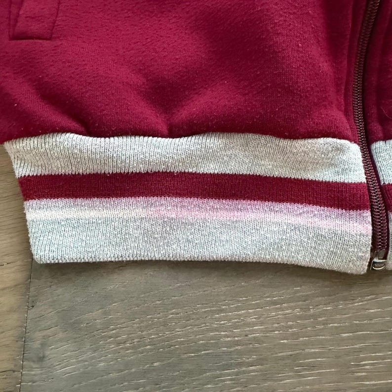 Vintage Nike 1980s Nike Full Zip Jacket Cotton Swoosh Coat ~ 1980s ~ Size Small image 5