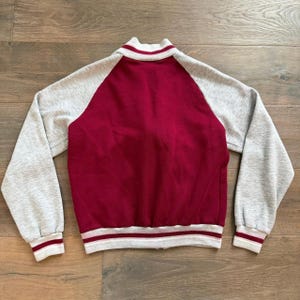 Vintage Nike 1980s Nike Full Zip Jacket Cotton Swoosh Coat ~ 1980s ~ Size Small image 4