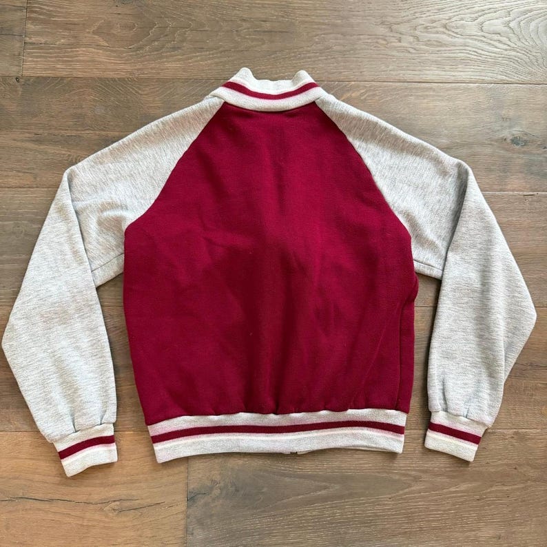 Vintage Nike 1980s Nike Full Zip Jacket Cotton Swoosh Coat ~ 1980s ~ Size Small image 4