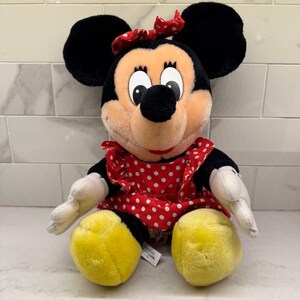 Vintage Minnie AND Mickey Mouse Stuffed Animals, Plush Toys ~ Disneyland Walt Disney World ~14" afbeelding 5
