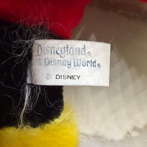 Vintage Minnie AND Mickey Mouse Stuffed Animals, Plush Toys ~ Disneyland Walt Disney World ~14" afbeelding 9