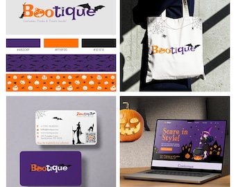 Professional Branding Package for Small Business, Custom Logo Design, Brand Identity Kit, Minimalist Logo, Full Brand Book with Social Media