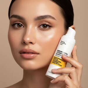 Siero con vitamina C, E e olio di avocado per il viso / Siero naturale / Mana Beauty Lab Skincare immagine 4