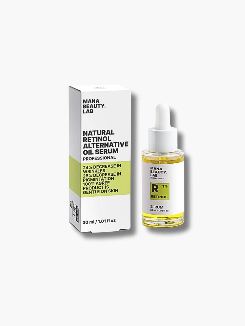 Natural Retinol Alternative Oil Serum: Bakuchiol & Rosehip Seed image 9