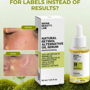 Natural Retinol Alternative Oil Serum: Bakuchiol & Rosehip Seed image 2