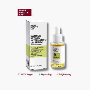 Suero de aceite alternativo al retinol natural: bakuchiol y semilla de rosa mosqueta