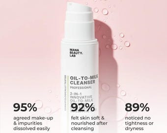 Limpador de Óleo para Leite | Limpador Natural | Mana Beauty Lab Skincare