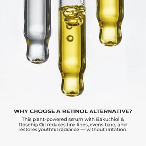 Natural Retinol Alternative Oil Serum: Bakuchiol & Rosehip Seed image 5