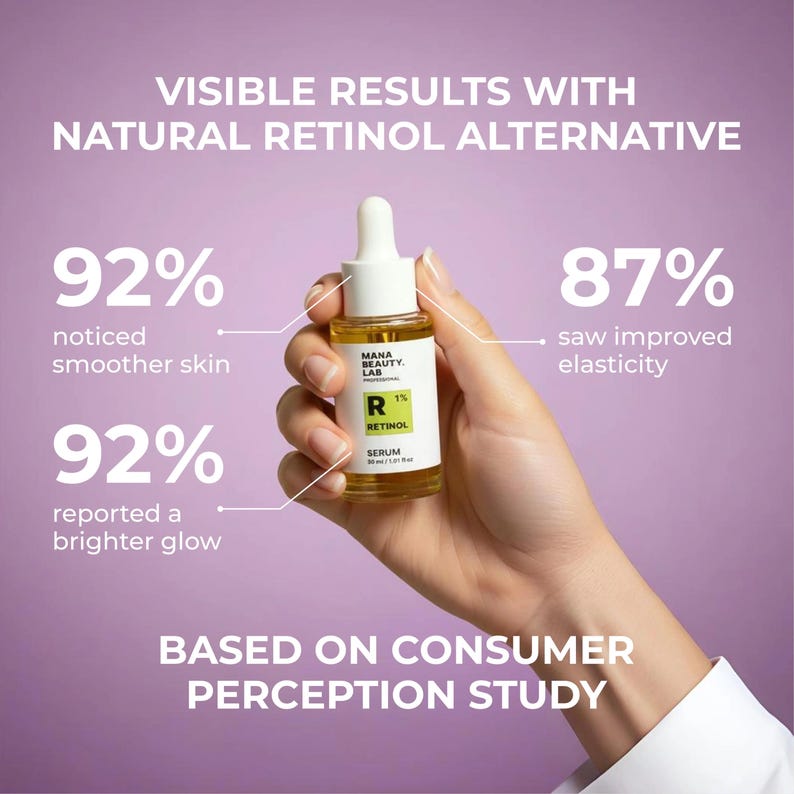 Natural Retinol Alternative Oil Serum: Bakuchiol & Rosehip Seed image 3