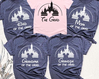 Disney Grad Shirt Graduation Trip Tee, Class of 2026 Tshirt, Family Disney Grad Trip Shirts Disney Graduation 2026 Tee Disney Grad Mom Shirt