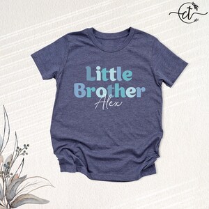 Matching Siblings Shirts Custom Family Tees, Big Brother Little Sister Tshirt, Pregnancy Reveal Tee, New Mama Baby Outfit bild 2