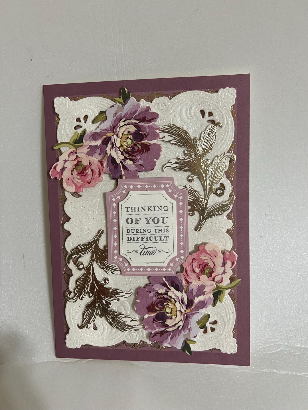 Thinking of You « sympathy Card » - Etsy Israel