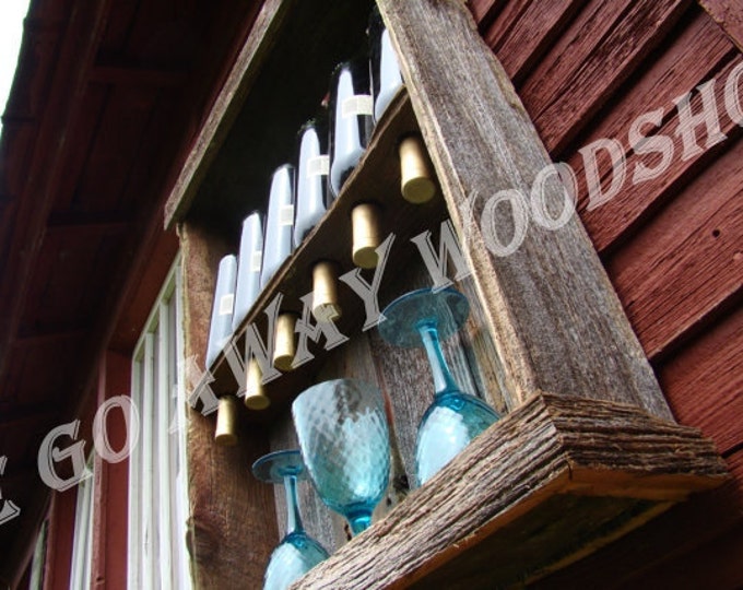Barn Wood Wine Etsy