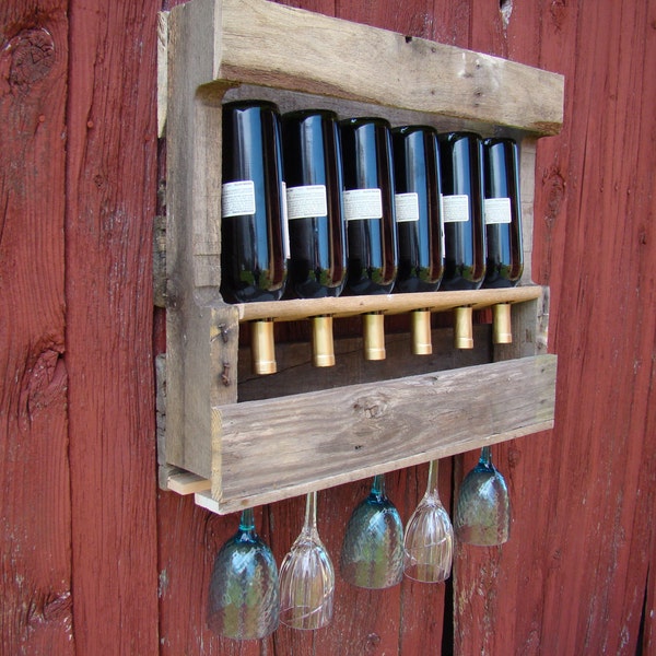 Recycled wine rack SMALL