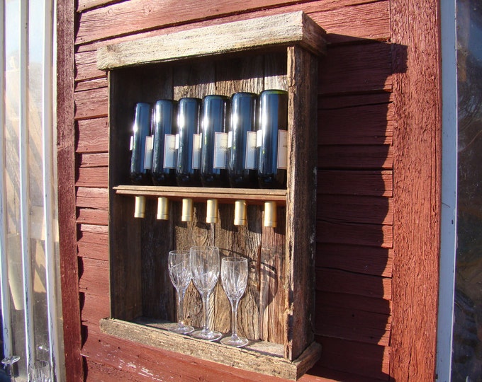 Barn Wood Wine Etsy