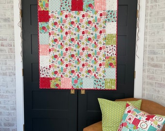 Little Red Patchwork Quilt