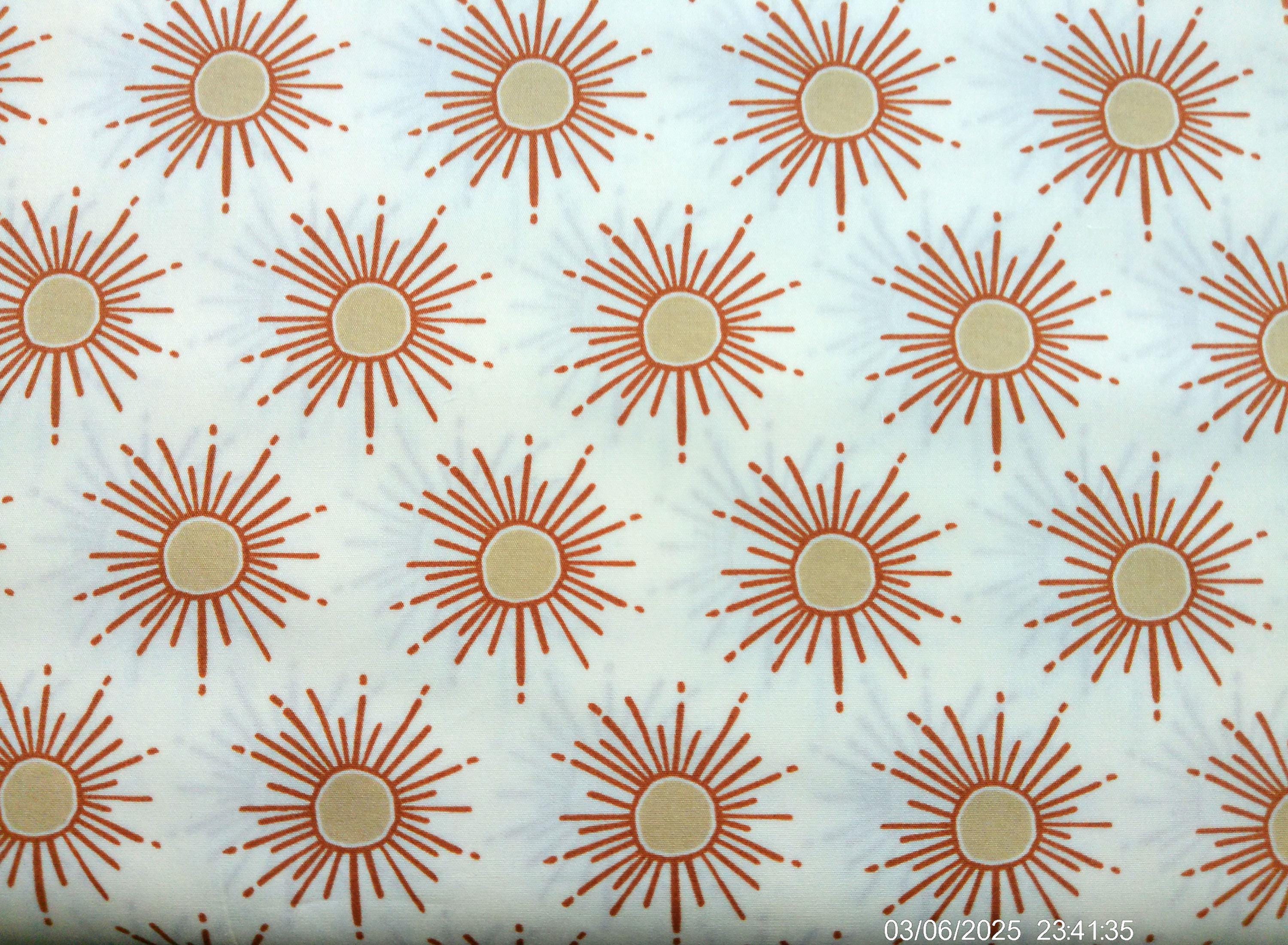 Gleaming Sun Cream Gloria Collection by Maureen Cracknell For Art Gallery Fabric-100% Cotton GLR-44313
