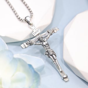 Inri Cross Necklace - Etsy