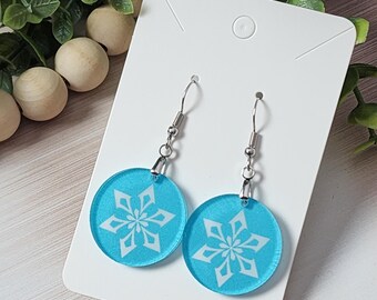 Genshin Cryo Dangle Earrings