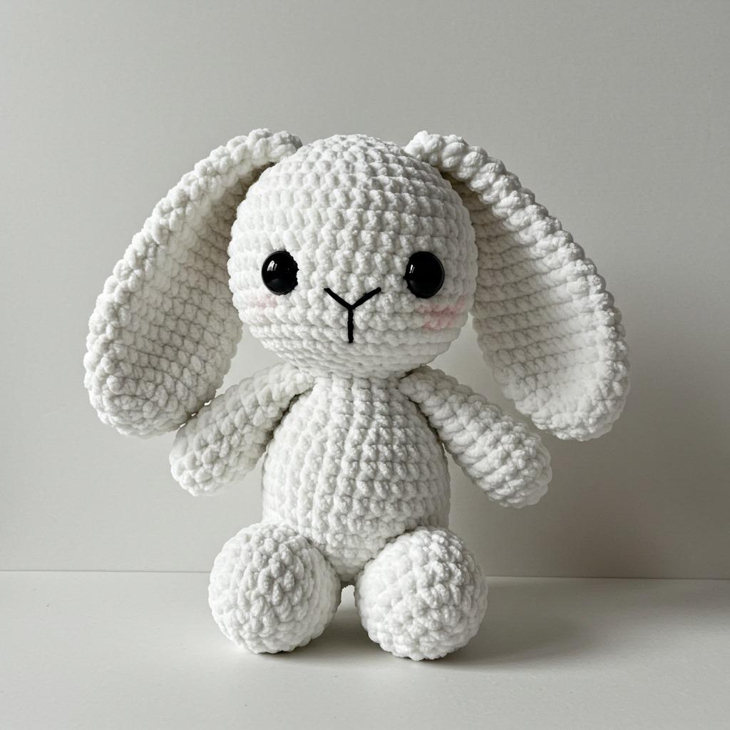 DIY Crochet Plush Bunny Pattern | Easy Amigurumi Rabbit Tutorial | PDF ...