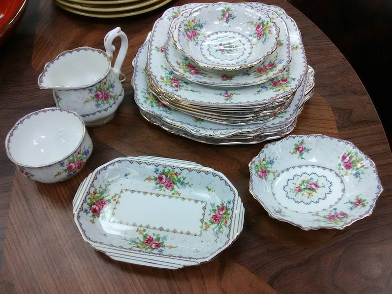 Royal Albert China Petit point China reg no. 778676 bone China Etsy