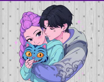 Huntrix (Kpop), Cazadores de demonios (Kpop), Chicas Saja (Saja), Regalo para amantes del anime, Mira, Rumi, Zoey, Tigre Derpy (Derpy Tiger), Camiseta de fan de Huntrix, Huntrix (Kpop)