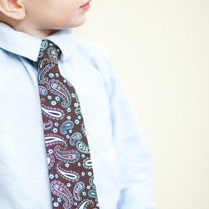 Boys Easter Ties Tone on Tone Chevron image 4