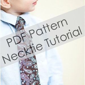 Little Boy Tie PDF Pattern