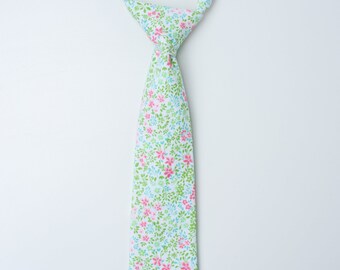 Little Boy Tie - Spring Floral