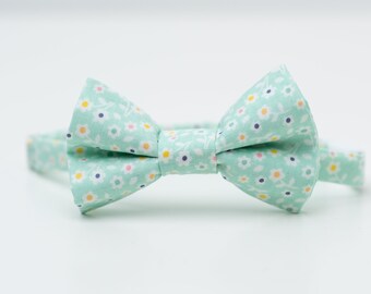 Easter Bow Tie - Light Blue Floral